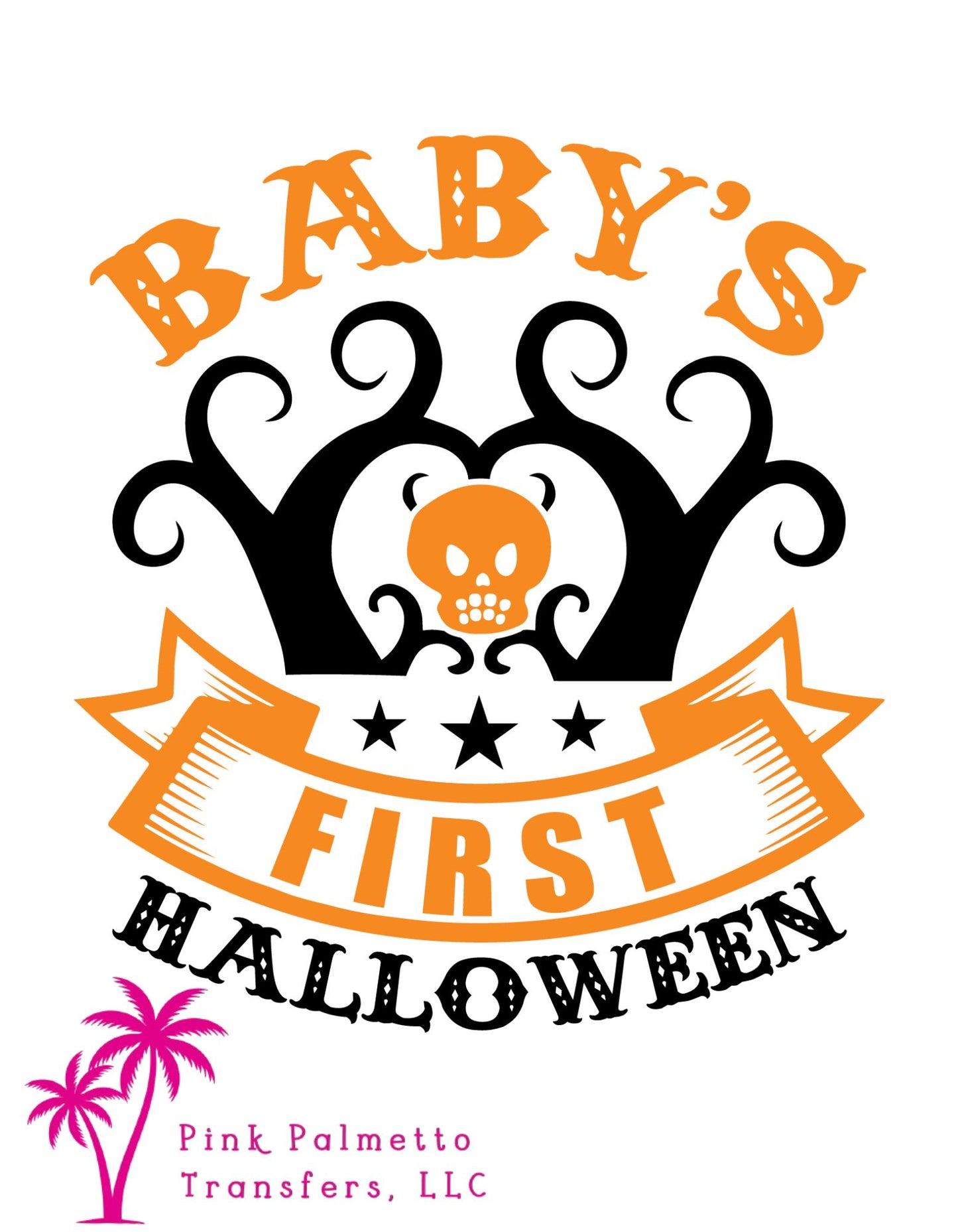 Baby's First Halloween 6" DTF Transfer