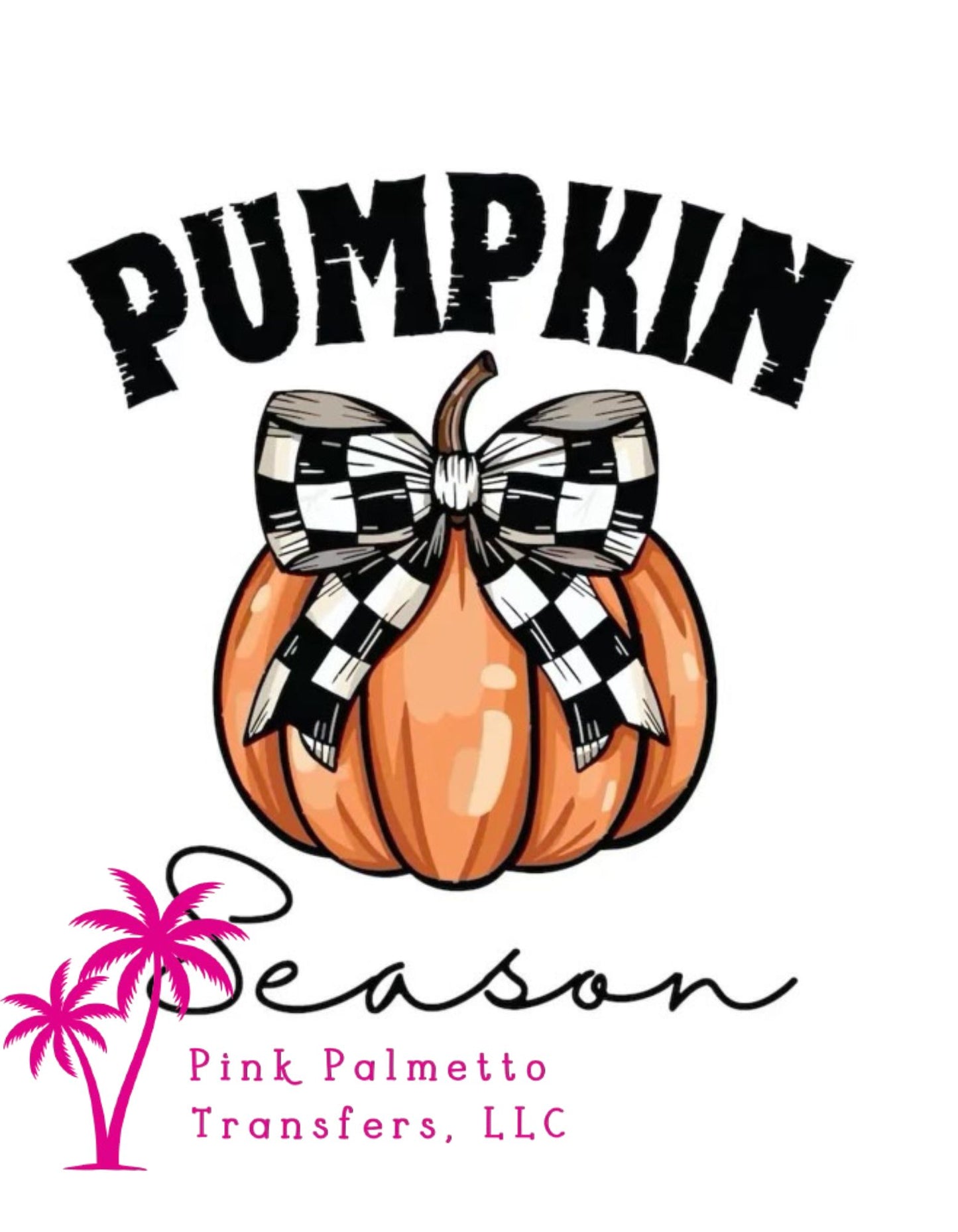 Pumpkin Season 12" DTF Transfer