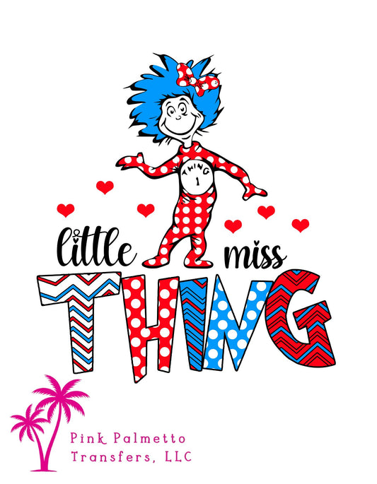 Little Miss Thing 8" DTF Transfer