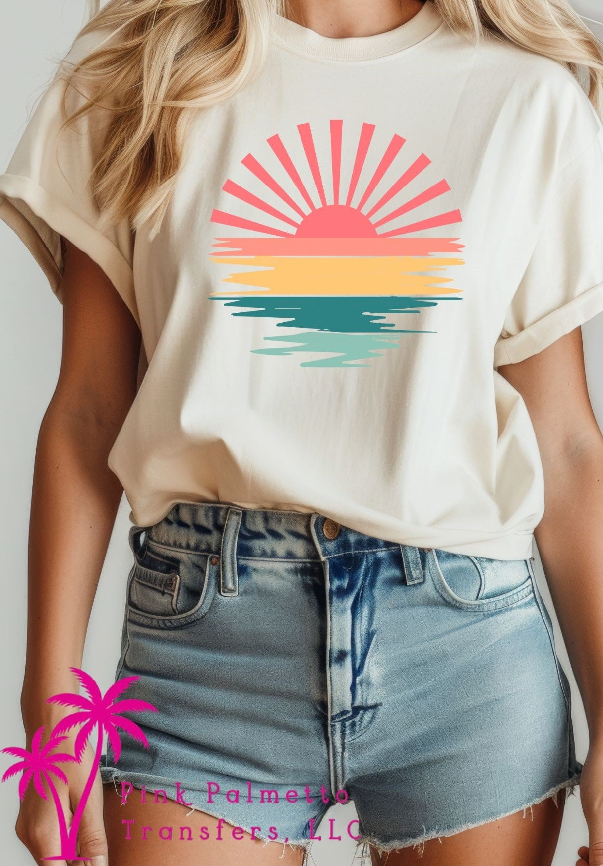Colorful Sunset Short Sleeve Tshirt