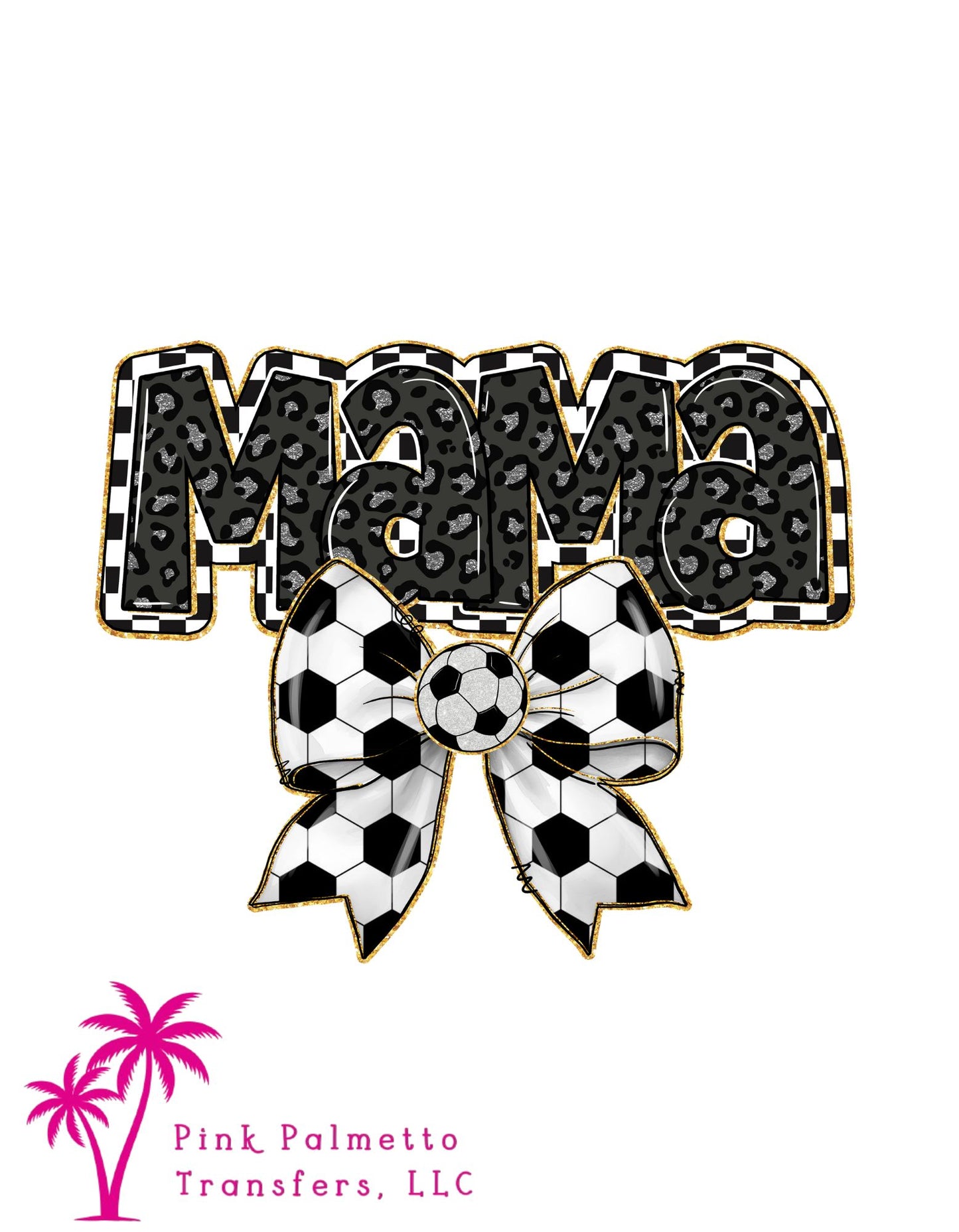 Cheetah Soccer Mama 12" DTF Transfer