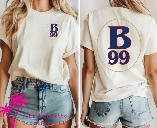 B #99 Short Sleeve Tshirt
