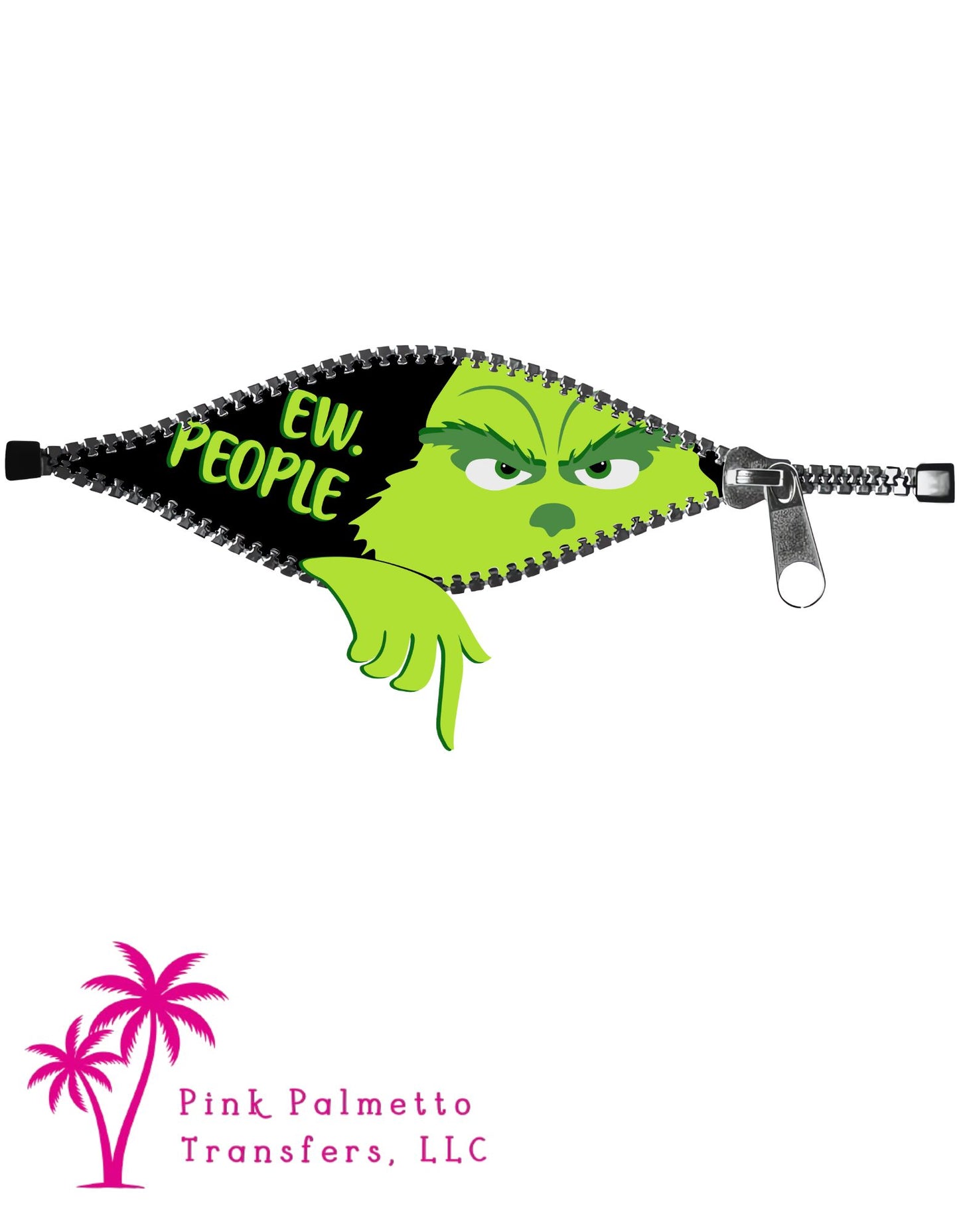 Grinch Ew People 12" DTF Transfer