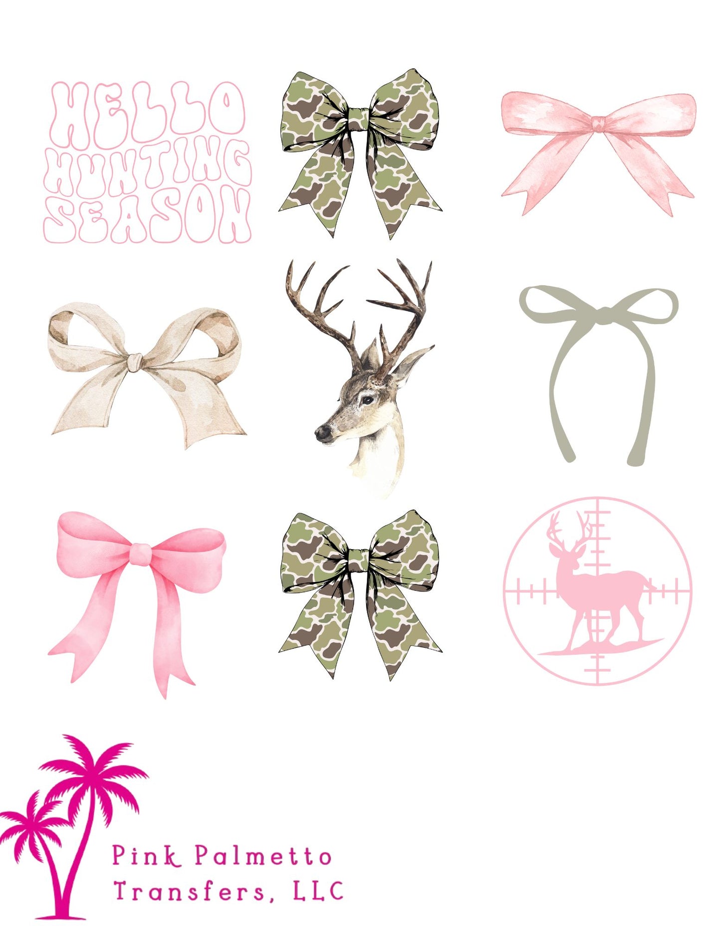 Girls Hunting 10” DTF Transfer