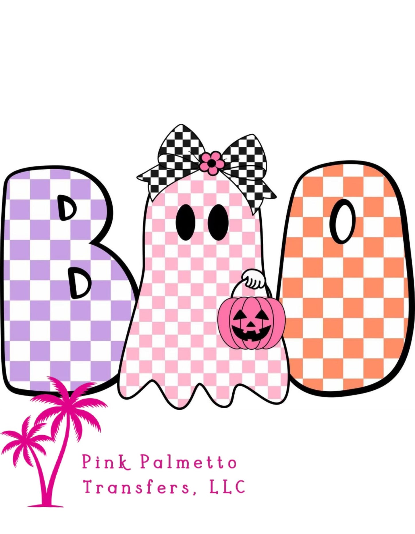 Halloween Boo 6" DTF Transfer
