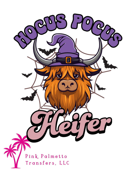 Hocus Pocus Heifer 12" DTF Transfer