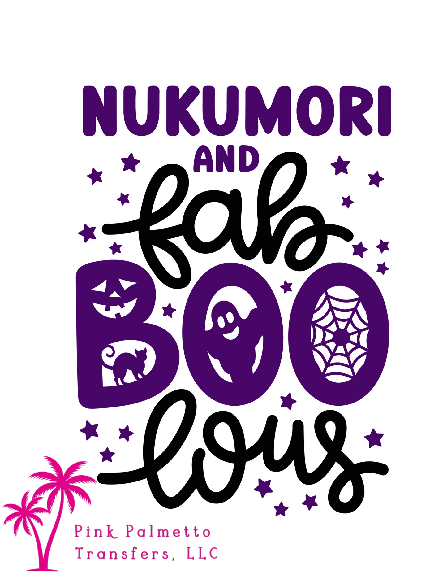 Custom Nukumori Fab-Boo 10" DTF Transfer