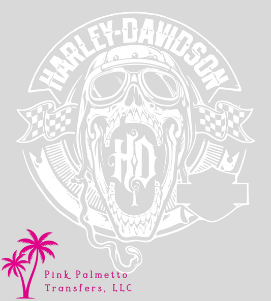 Custom Harley Davidson Racer 12" DTF Transfer