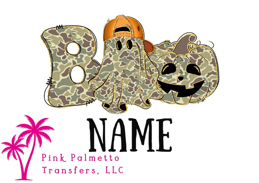 Custom Boo Name 8" DTF Transfer