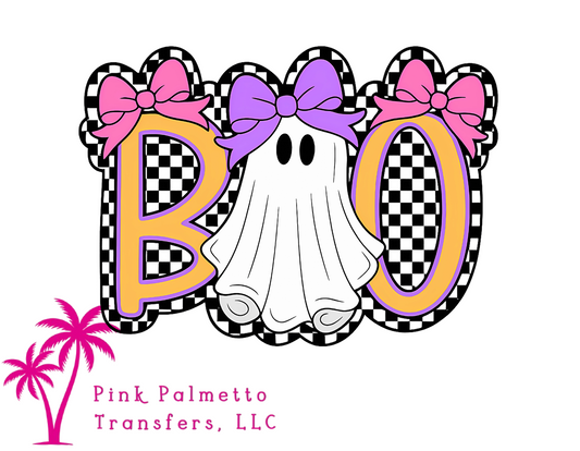 Girl Boo 6" DTF Transfer