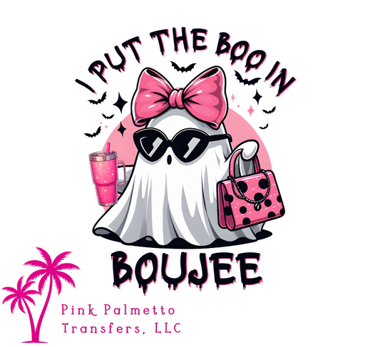 Boo in Boujee 6" DTF Transfer