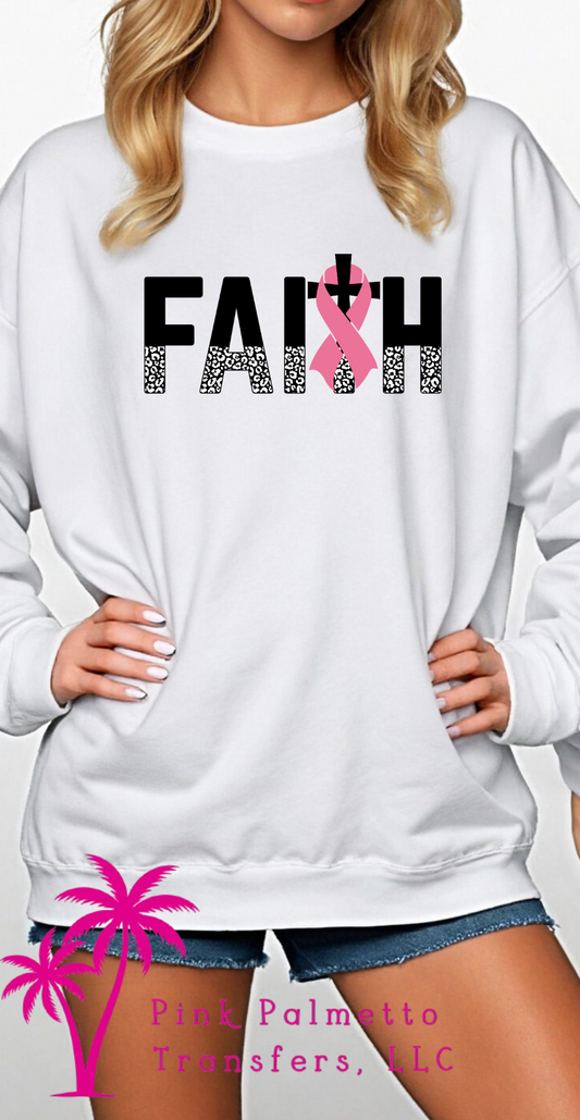 Faith Breast Cancer Sweatshirt