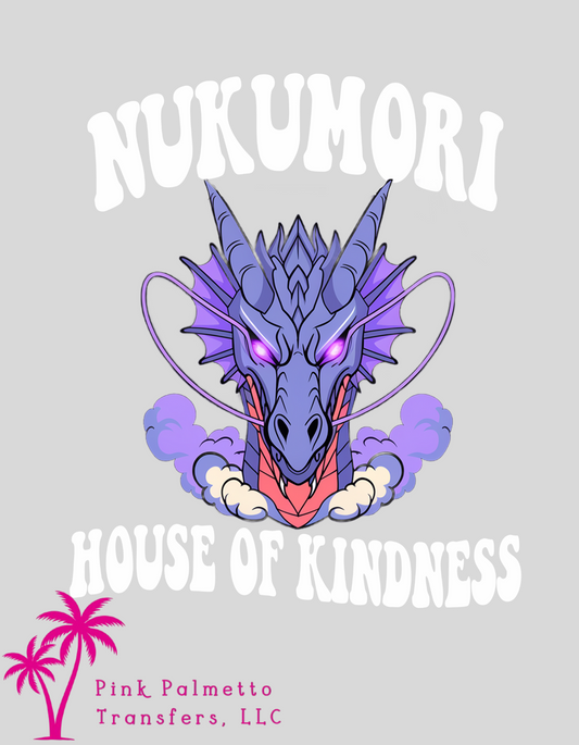 Nukumori Dragon 4" DTF Transfer