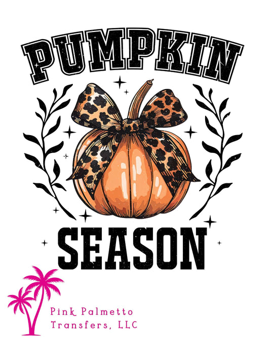 Pumpkin Season 10" DTF Transfer