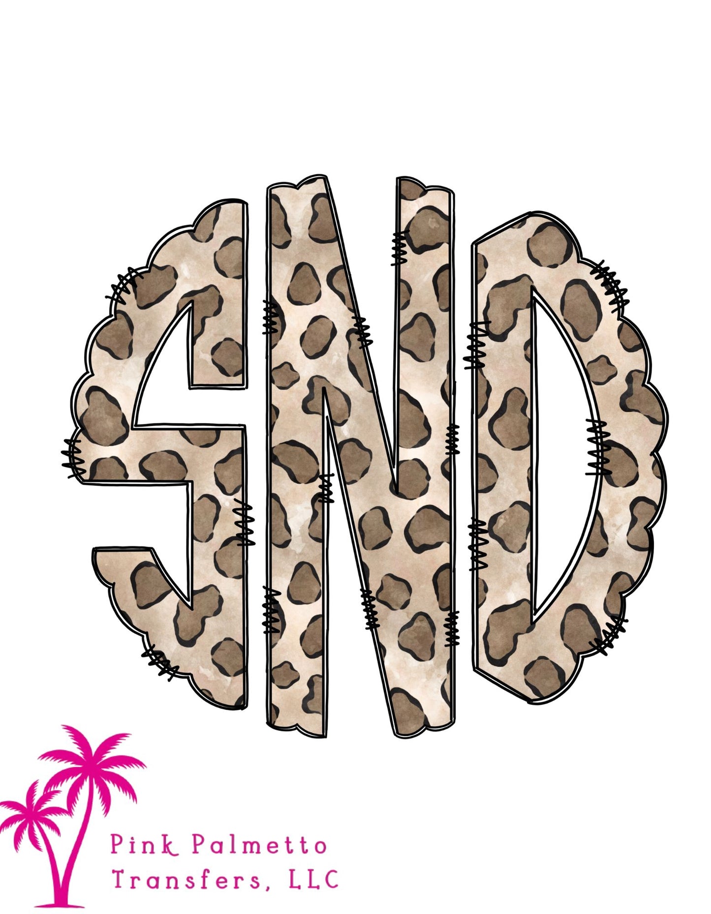 Monogram SND 12" DTF Transfer