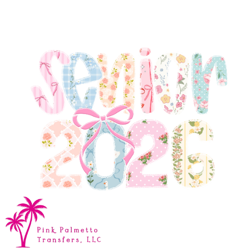 Pastel Senior 2026 10" DTF Transfer