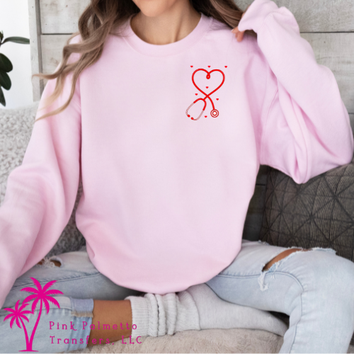 Stethoscope Heart Sweatshirt