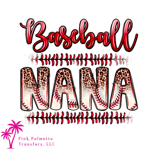 Baseball Nana 12" DTF Transfer