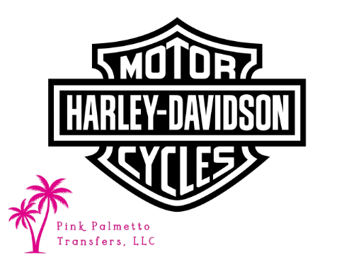 Block Harley Davidson 4.5" DTF Transfer