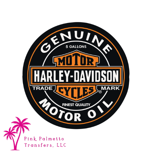 Genuine Motor Oil 12" DTF Transfer