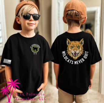 Wildcats Never Quit Youth Unisex Tshirt