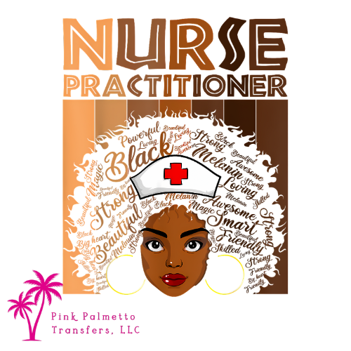 Girl Nurse Practitioner 12" DTF Transfer