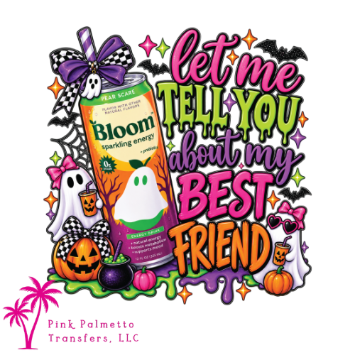 Custom Best Friend Bloom 12" DTF Transfer
