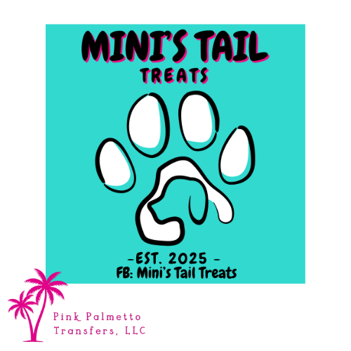 Custom Mini's Tail Treats 12" DTF Transfer
