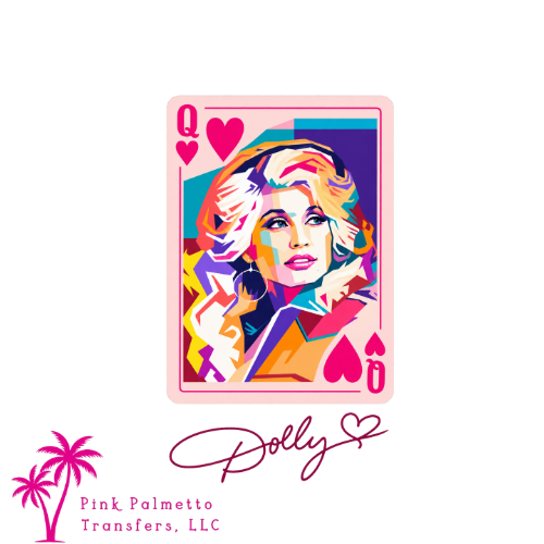 Queen of Hearts Dolly 12" DTF Transfer
