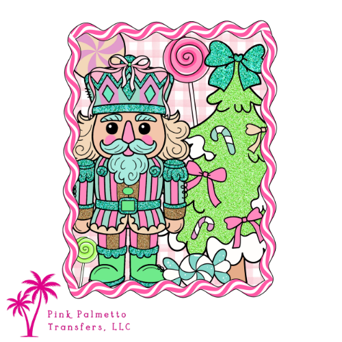 Nutcracker Christmas Tree 12" DTF Transfer