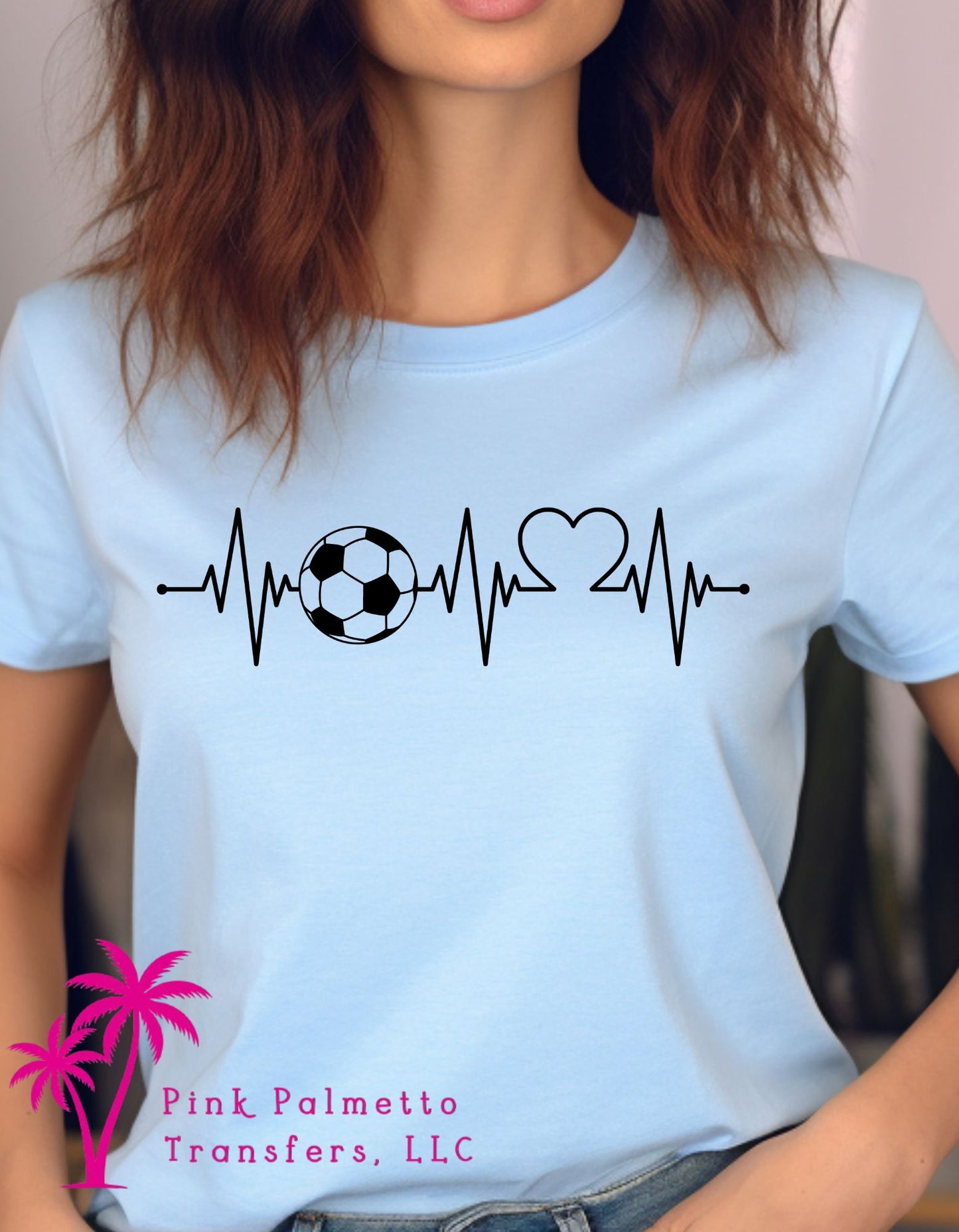 Soccer Heartbeat Short Sleeve Tshirt