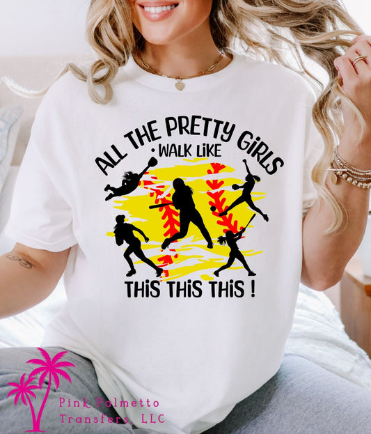 All the Pretty Girls Softball Youth Tshirt