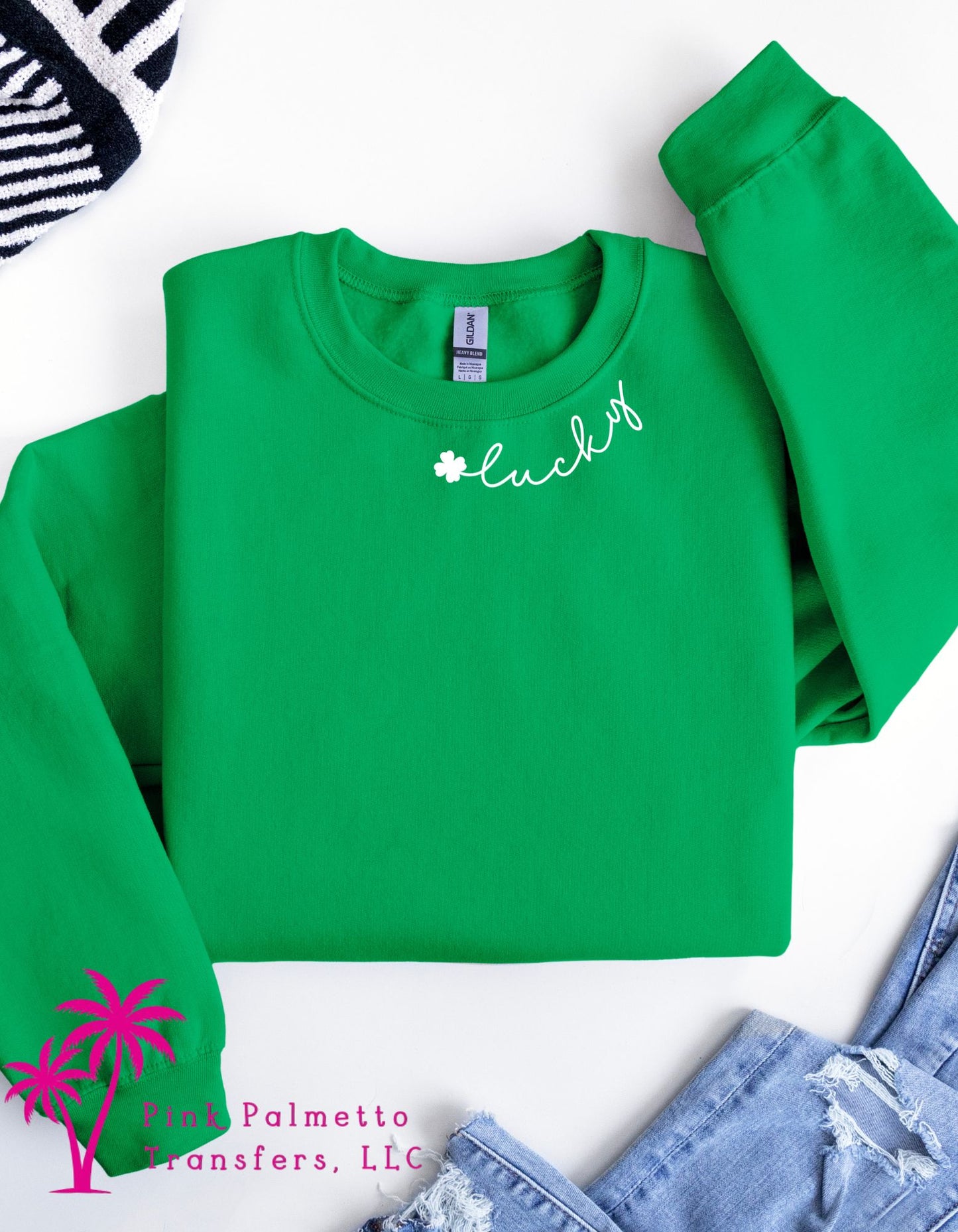Lucky Neckline Sweatshirt