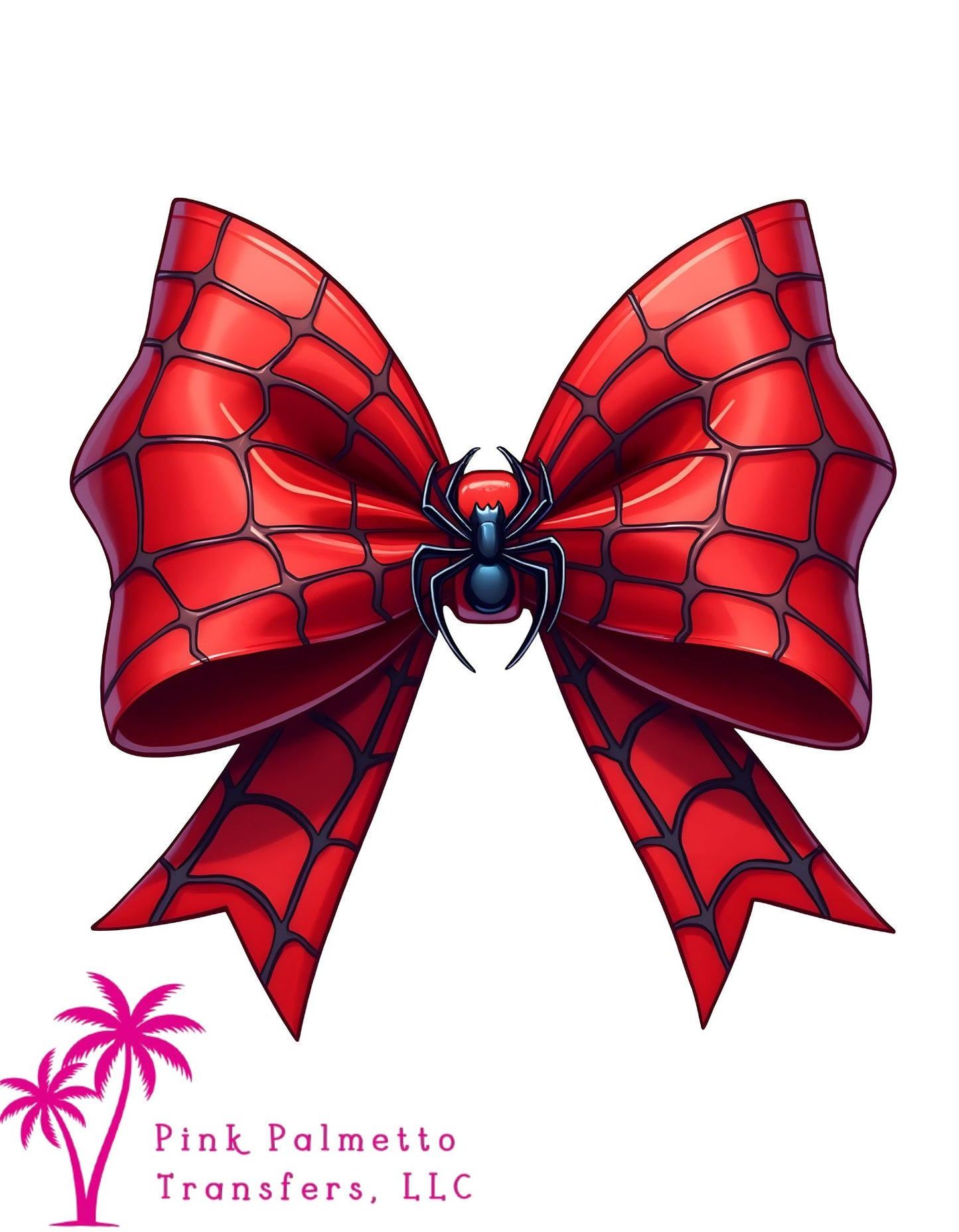 Spider Man Bow 10" DTF Transfer