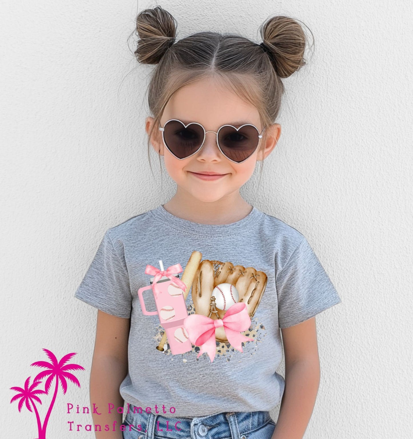 Pink Baseball Youth Tshirt