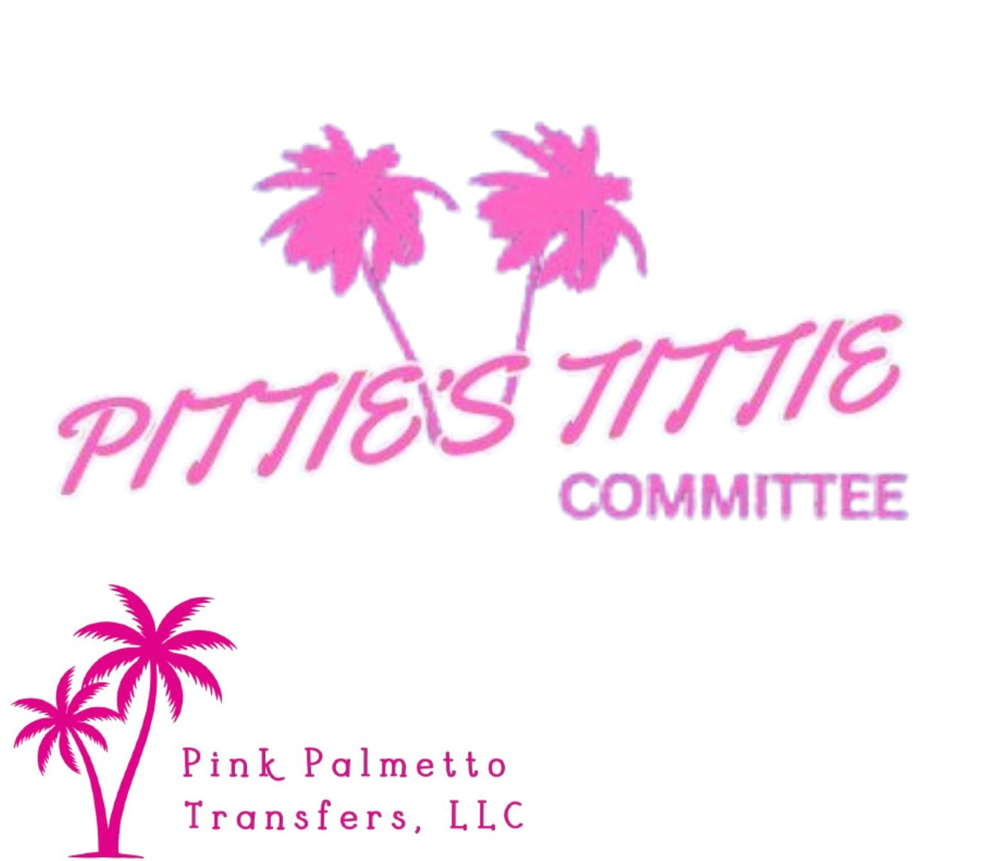 Pittie's Tittie Committee 4" DTF Transfer
