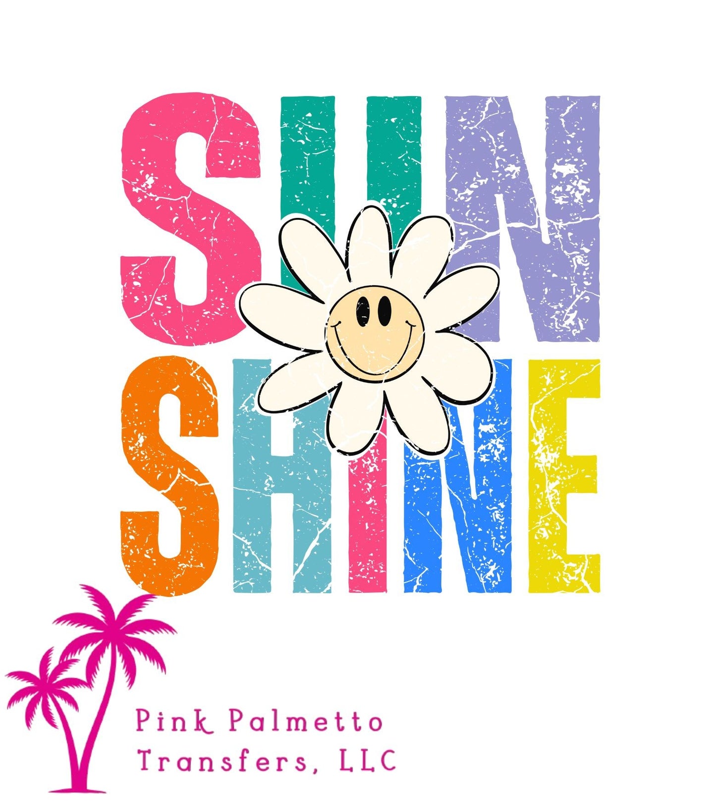 Sunshine Flower 10" DTF Transfer