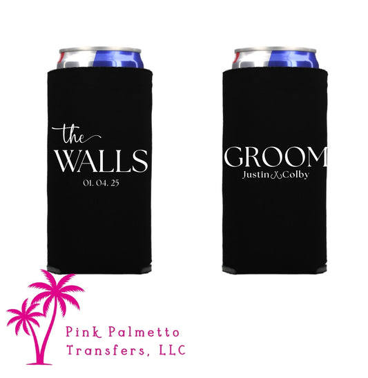 The Walls Groom Tall Neoprene Koozie