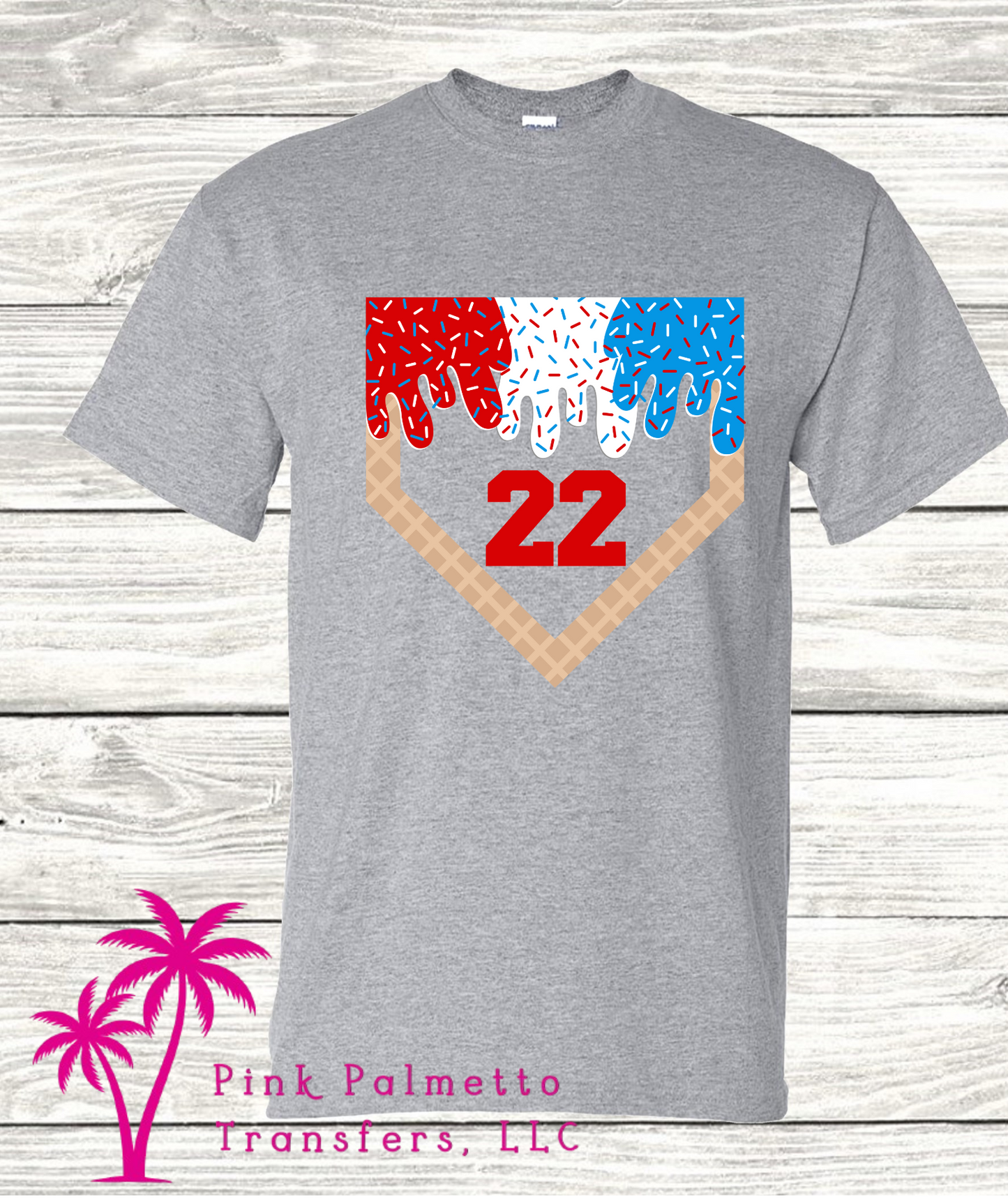 Custom Ice Cream 22 Base Dry Fit T-shirt