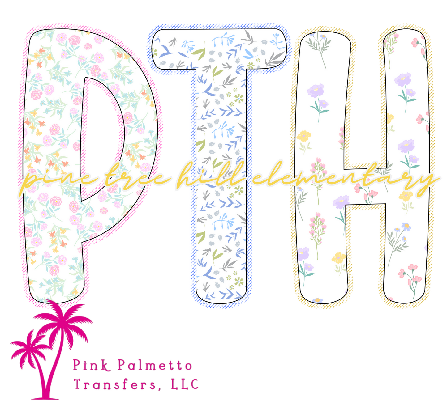 Pine Tree Elementary 8" DTF Transfer