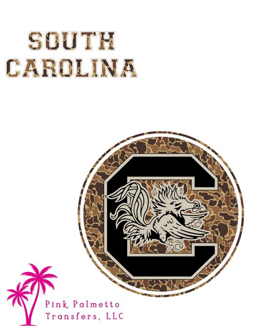 SC Camo 8" DTF Transfer Bundle