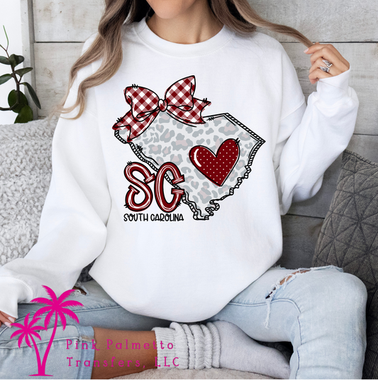 SC Leopard State Sweatshirt