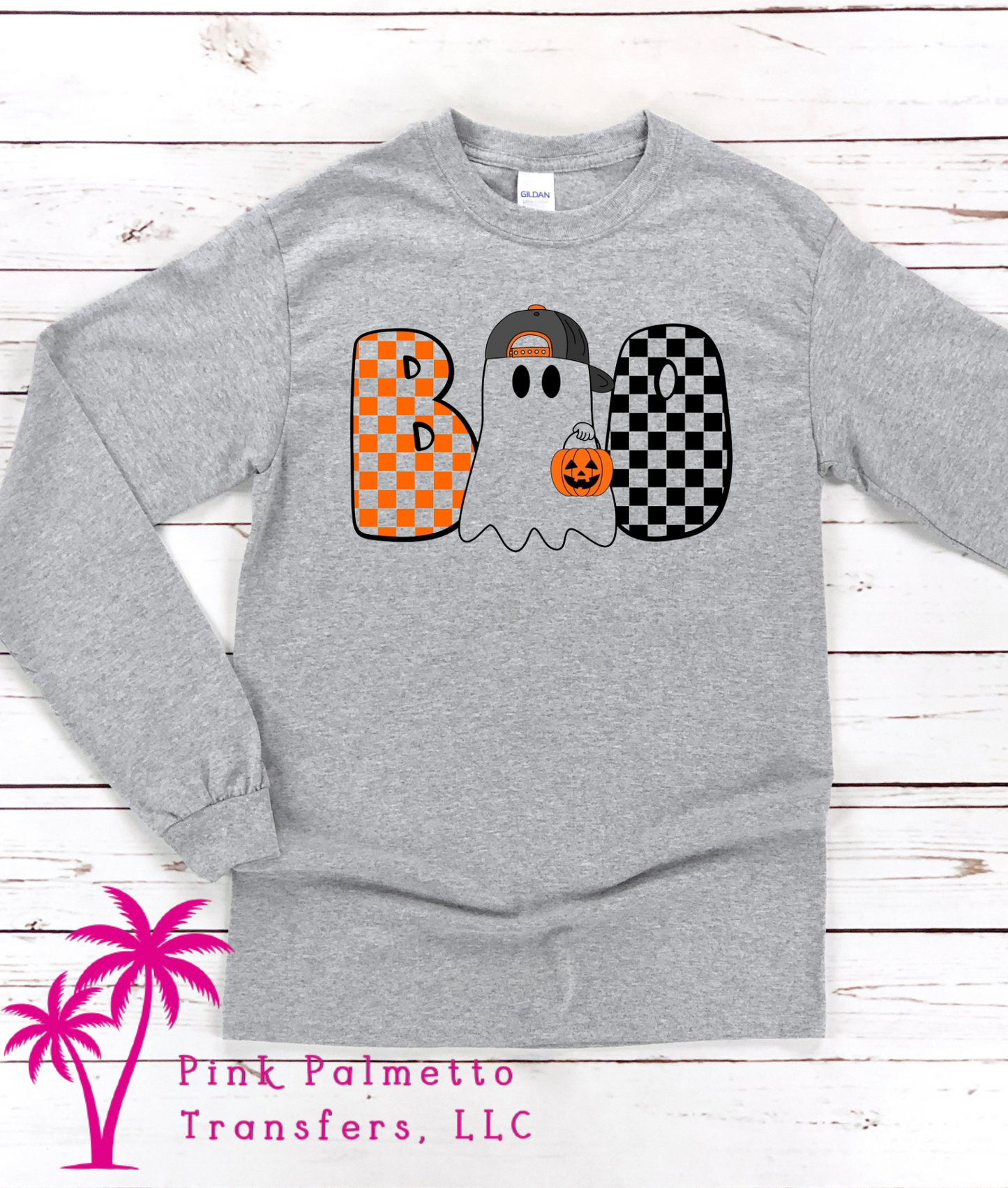 Boo Long Sleeve Youth Tshirt