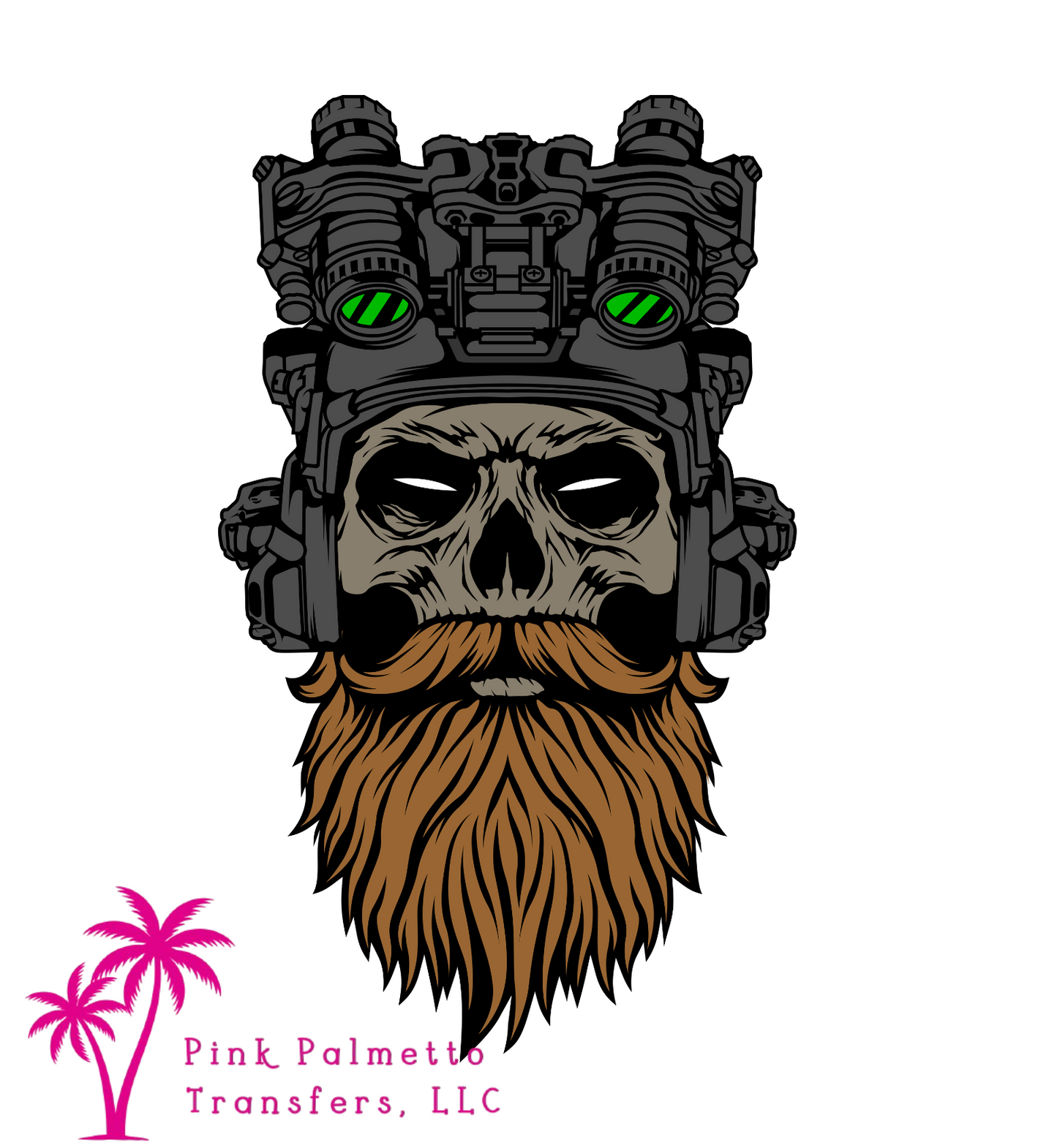 Skull Guard 12" DTF Transfer