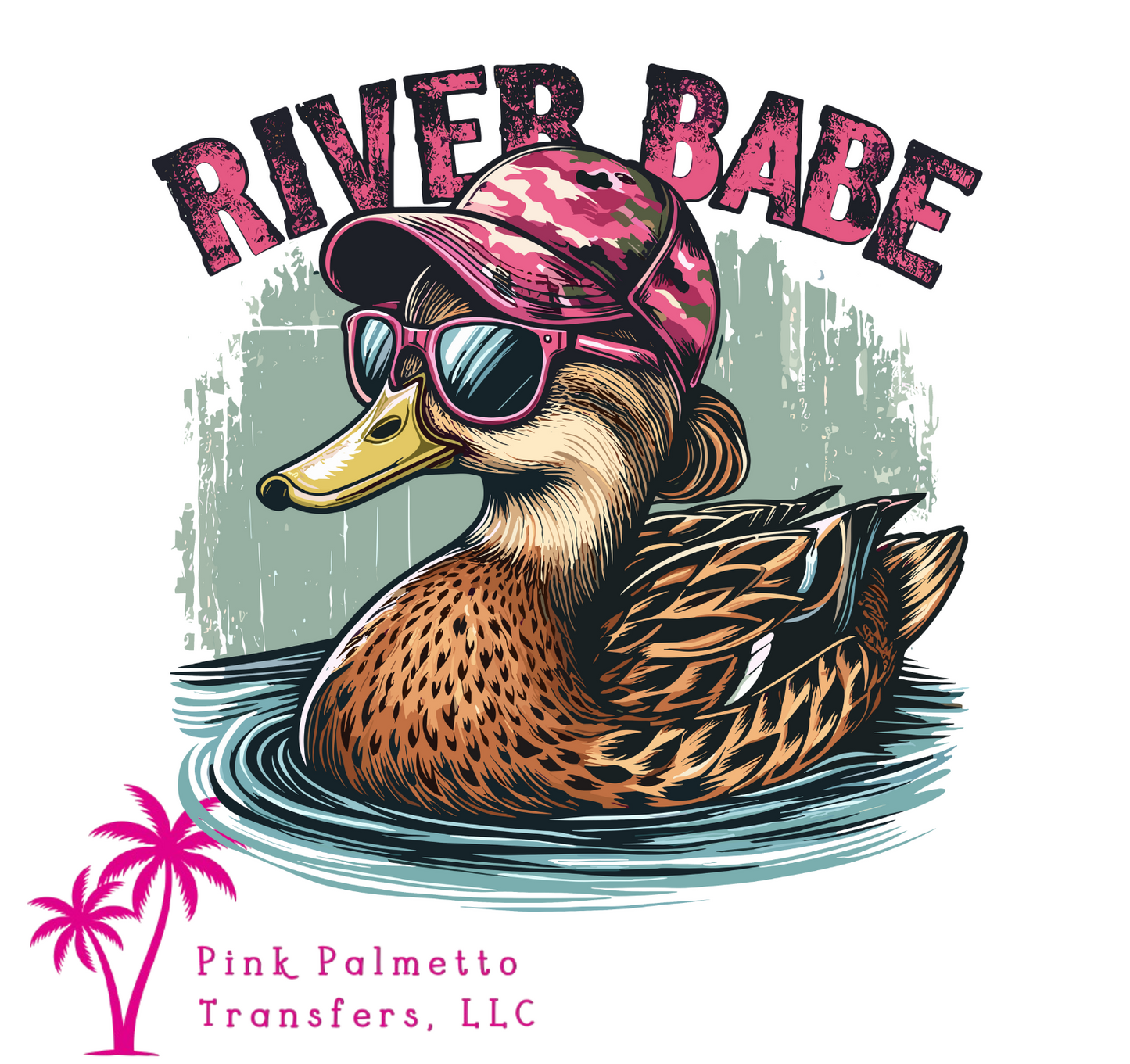 River Babe 12" DTF Transfer