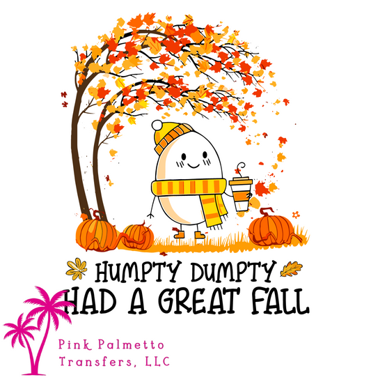Humpty Dumpty Fall 12" DTF Transfer