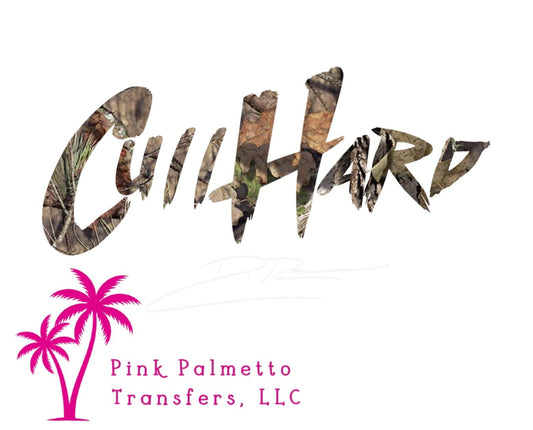 Camo Cull Hard 12" DTF Transfer