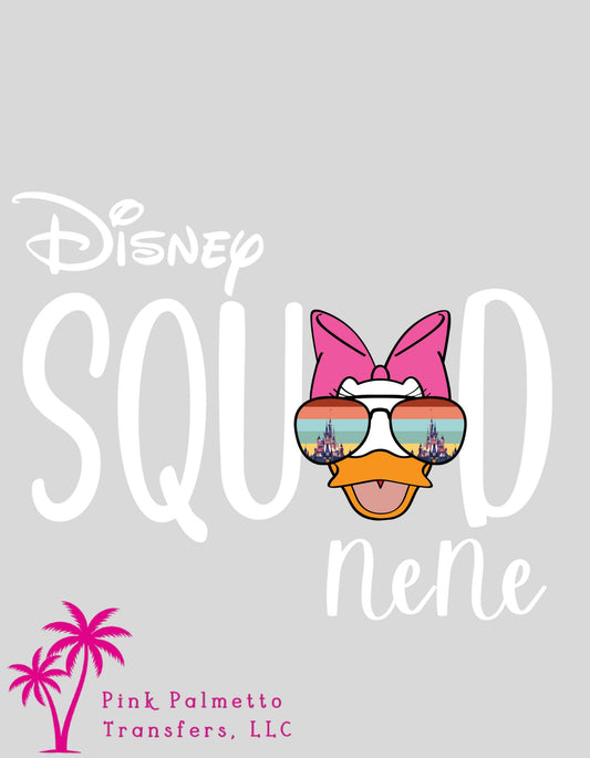 Disney Squad Daisy 12" DTF Transfer