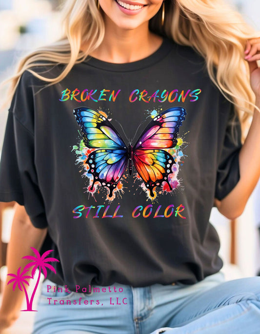 Broken Crayons Still Color Tshirt