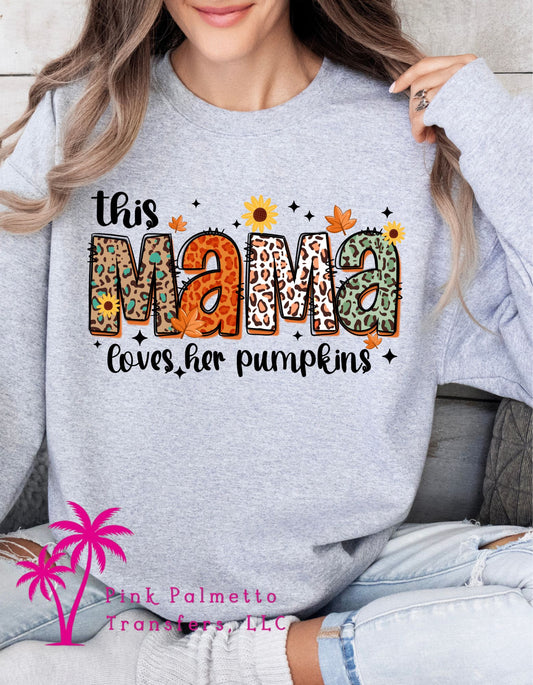 Mama Loves Her Pumpkins Sweatshirt